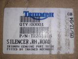 Triumph Trophy right hand muffler