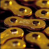 Renthal R1 MX Works Chain have a special finish - the gold side plates have a corrosion resistant plating that provides it with an attractive colour to match all motorcycles.