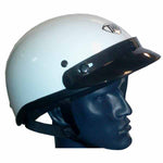 THH T70 half shell gloss white helmet is ideal for ATV riders