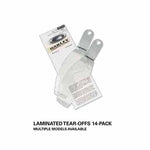SAMPLE PICTURE - Oakley MX goggles Laminated Tear Offs (14 pack)